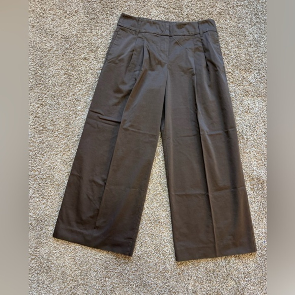 'S Max Mara dark brown wide leg pant